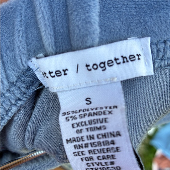 Better Together Blue Velour Tracksuit Three Piece Set - Picture 10 of 10